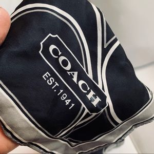 Coach Accessories - COACH Scarf Classic Coach design Silk GUC Coach Accessories - COACH Scarf Classic Coach design Silk GUC